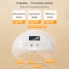 2pcs Wearable Electric Breast Pump Tritan Material  Wireless Breast Pump Silent Milk Extractor BPA-free 4