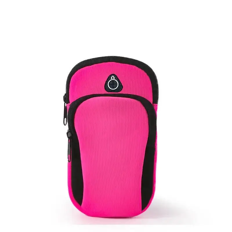 Phone Arm Bag Sweatproof Oxford Sport Fitness Running Phone Arms Bag Armband Phone Case Holder Gym Arm Band Headphone Hole