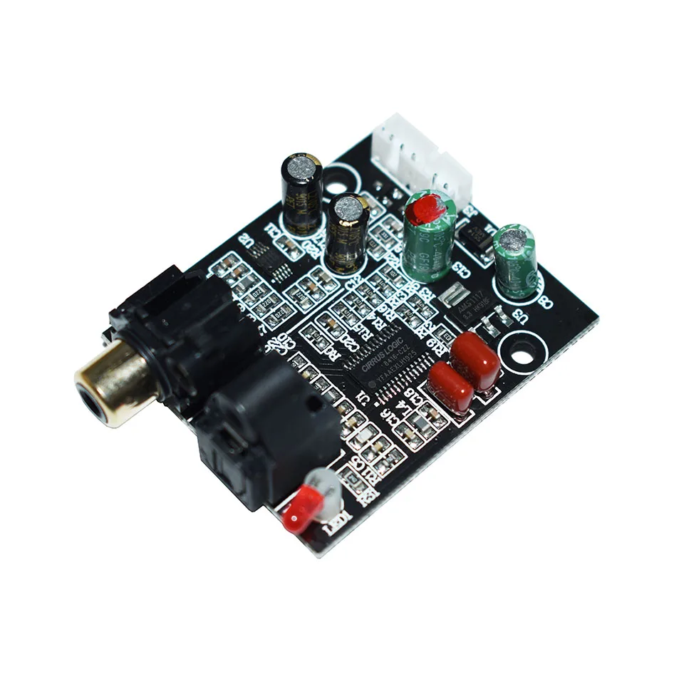 DAC Digital Decoder CS8416+CS4344 Optical Fiber Coaxial Signal Input Stereo Audio Output Decod For Amplifier