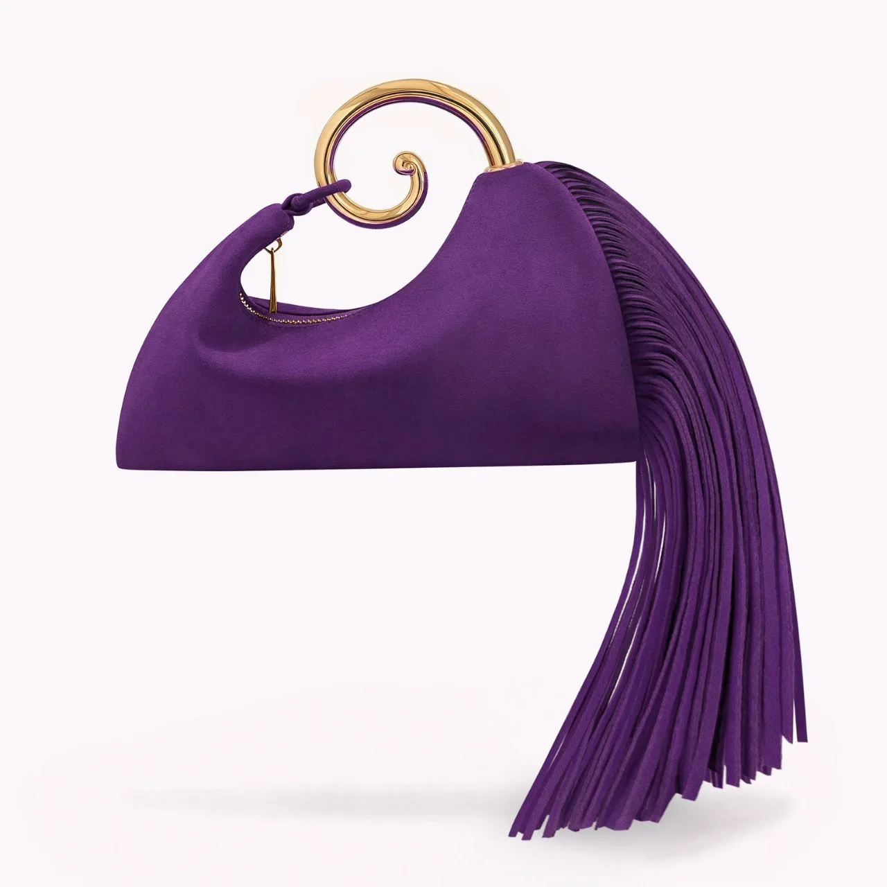 Fashion Women Mini Faux Suede Fringed Bag New Luxury Designer Handbag Spacious Crossbody Bag For Ladies Tassel Purse