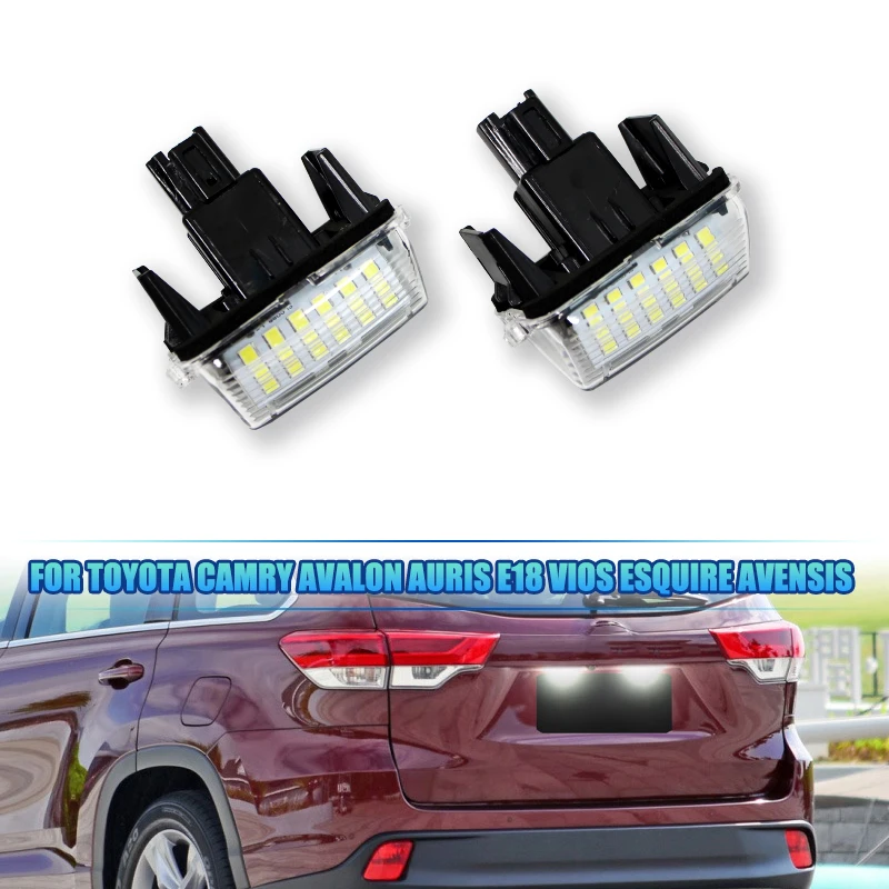 Per Toyota Auris E18 Esquire Avensis Esquire Ez Noah Proace City Sai 2Pc Led Targa Lampade Luminose