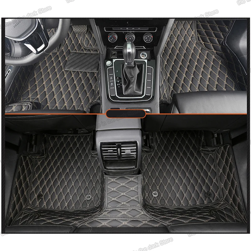 Leather Car Interior Floor Mat For Vw Volkswagen Arteon 2017 2018 2019