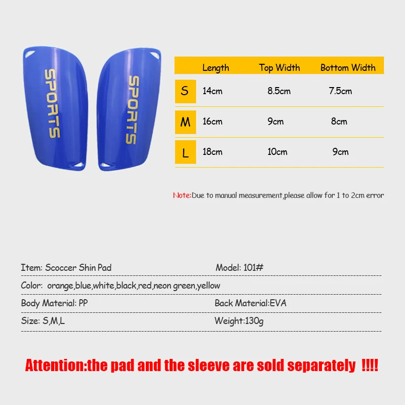 Soccer Shin Guard Pads 1 Pair For Adult Teens Children