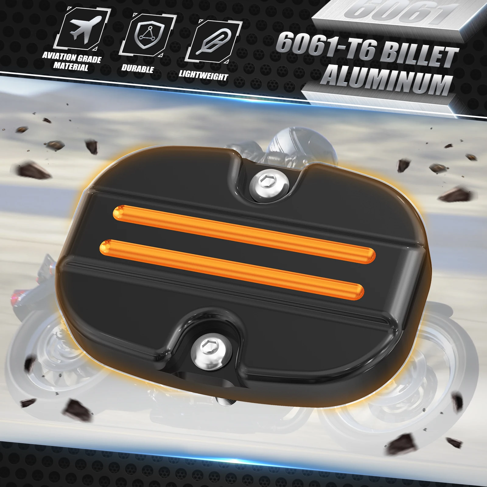 Hauptbremszylinderabdeckung hinten für Harley Touring 2008–2024 Street Glide Special FLHXS Road King Special FLHRXS Ultra Limited – Detail 7