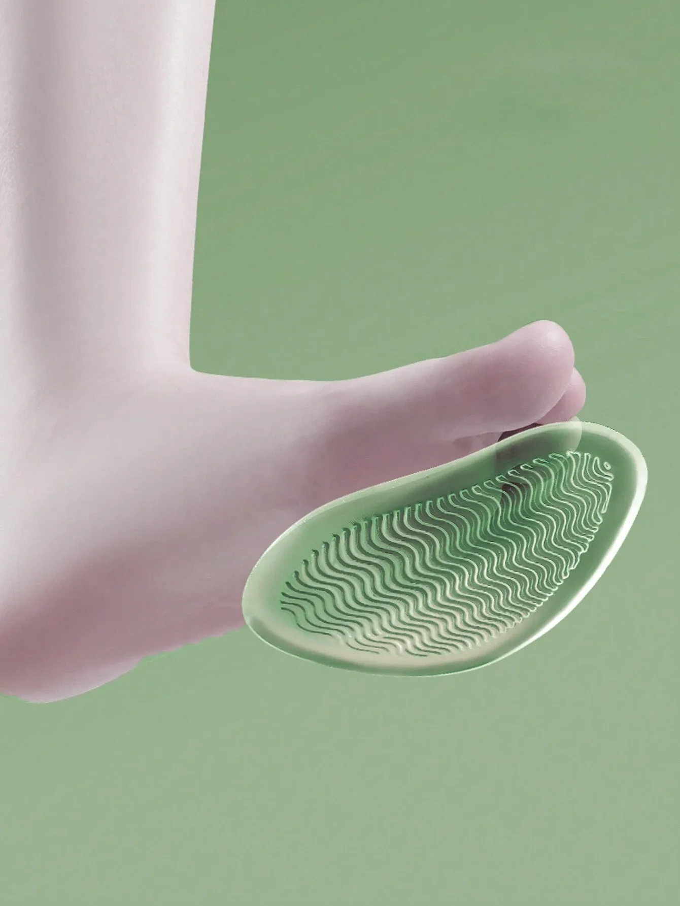 2 Pairs Forefoot Insert Cushion Pads For Women Shoes Anti Slip Silicone Foot Pain Relief Pads For High Heels Sandals Gel Shoe In