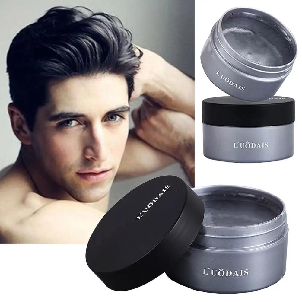 Professional Hair Wax Pomade Long-Lasting Hair Gel For Men Fluffy Hair Pomade Wax Keep Hair Oil Barbershop Tools P7U2