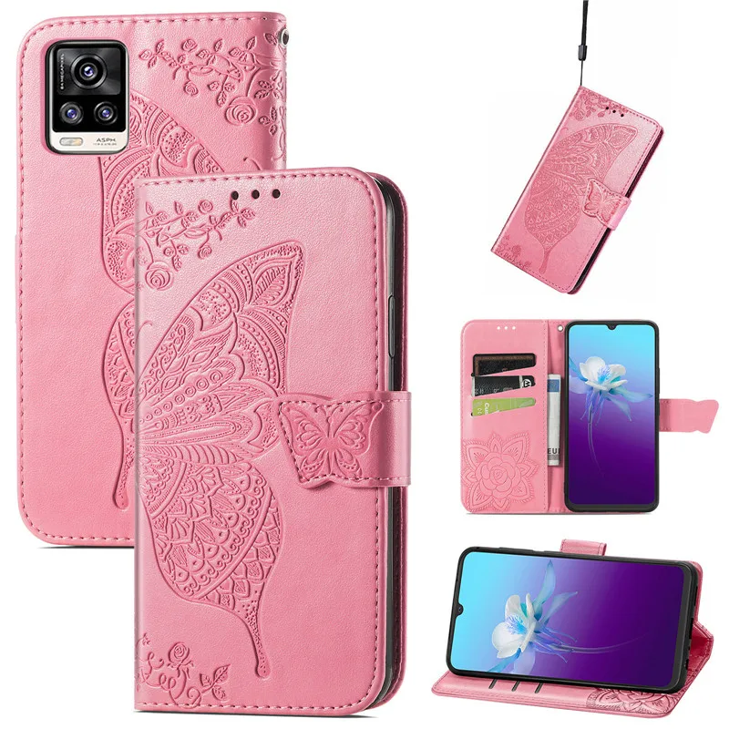 

Wallet Flip Leather Case for Vivo V23E V21E V20 V23 Pro Y33S Y11S Y1S Y17 Y19 Y91C Y12S Y31 Y21S Y20S Y20i Y50t Y30 Y70 Cover