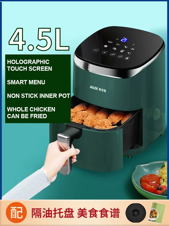 2l/0.5 Gallon Mini Electric Air Fryer Multifunctional Oil-free Air Fryer  Household Automatic Air Fryer 220v