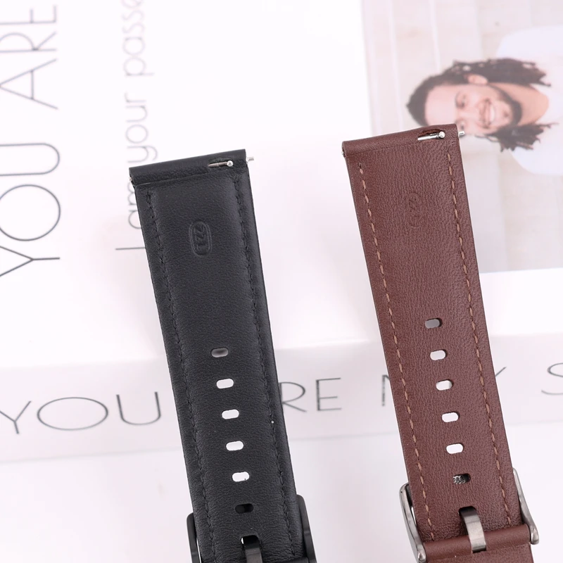 Premium Genuine Leather 22mm Watch Strap - Calfskin Replacement Band