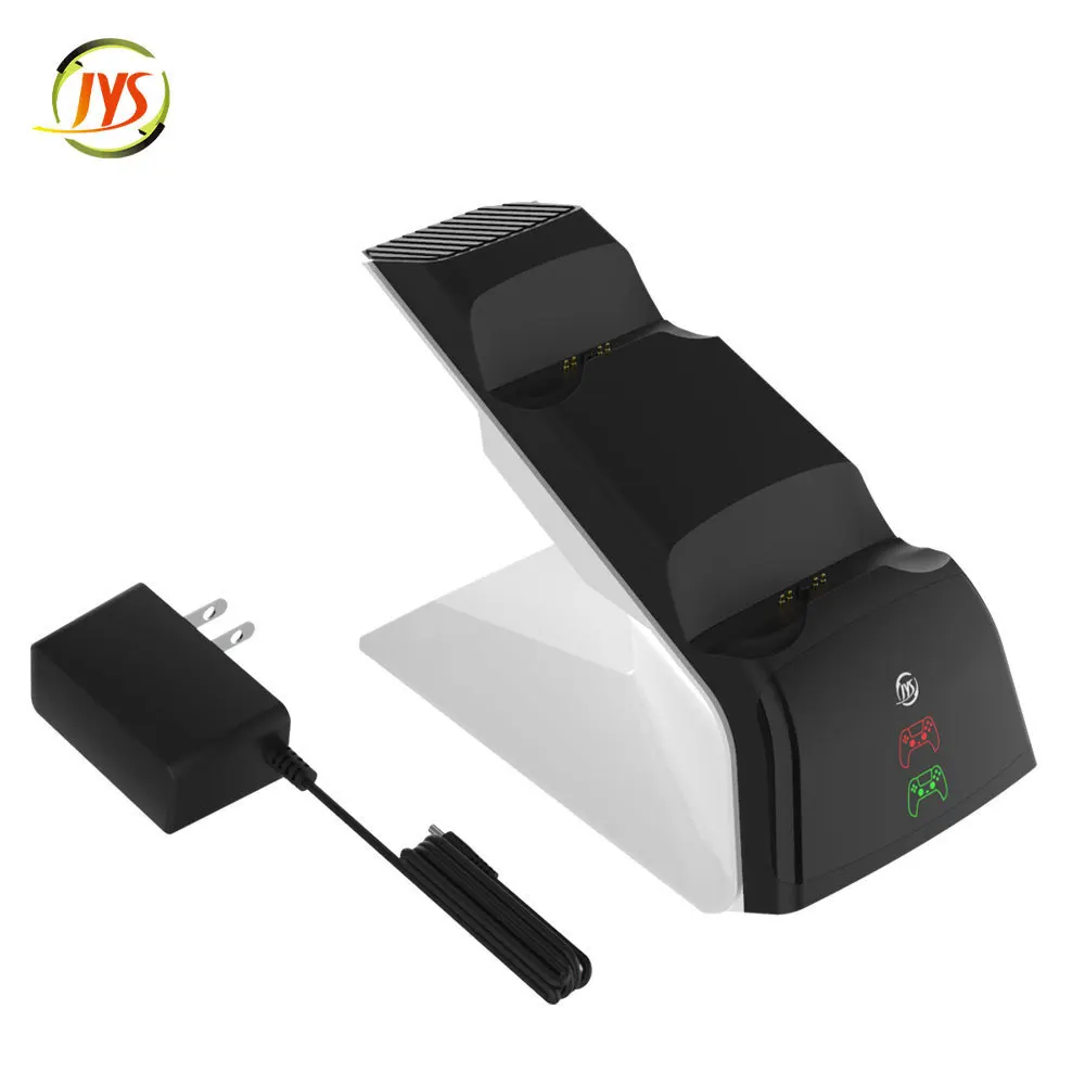 JYS-P5102 고속 충전 도크 스탠드, PS5 게임패드 듀얼 충전기 스테이션, PS5 컨트롤러 충전기 베이스