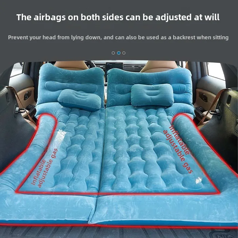Car Travel Bed Trunk Sleeping Bed Air Mattress Outdoor Sofa Inflable Cushions Self-driving Tour Camping Rest inflable Pad