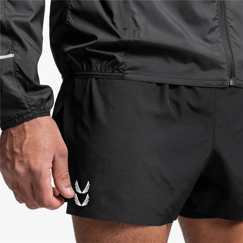 Men Summer Running Shorts 2 In 1 Hidden Pockets Quick Dry GYM Sport Shorts Fitness Jogging Workout sports shorts