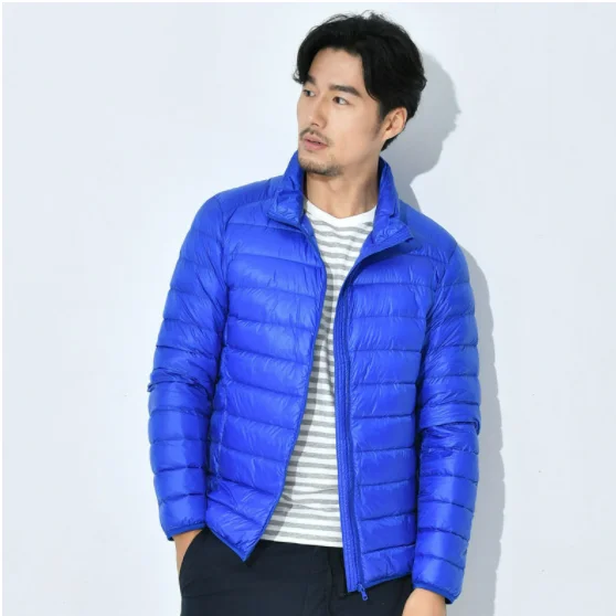 Winter Autumn men Ultralight Jacket White Duck Down Coat Men Down Jackets Winter Male Casual down jacket Coat Warm Parka 6XL