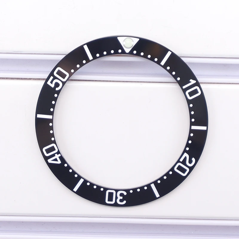 Ceramic Stainless Steel Bezel Insert for Men's Automatic Watches - Luxury Accessory Parts