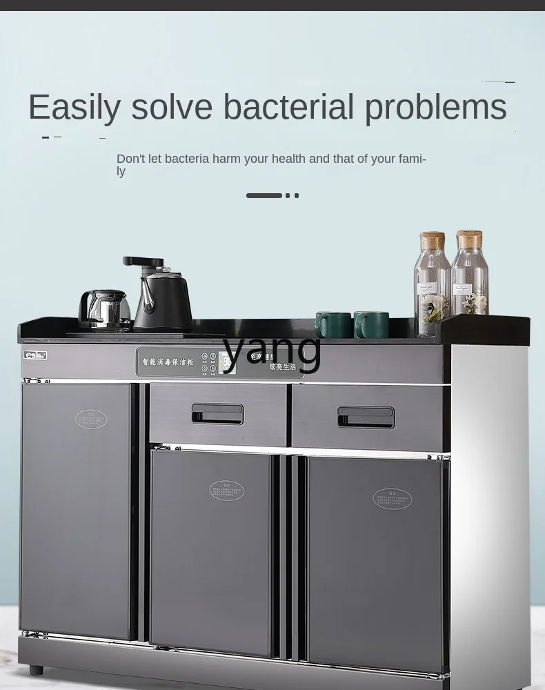 L'm'm Disinfection Cabinet Commercial Dining Double Door with Drawer Restaurant Ding Room with Sideboard Cabinet