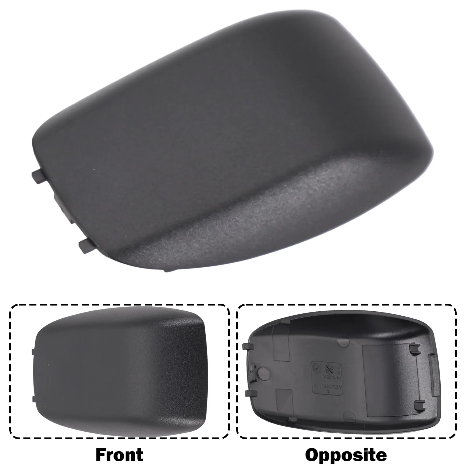 1Pc Car Matte Black Smart Key Case Cover Cover Posteriore Car Key Shell Cover Posteriore Per Mercedes Per Benz C E S Class Gle