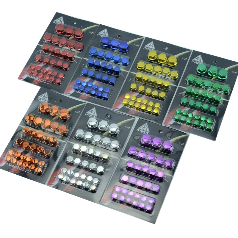 30Pcs/set Motorcycle Screw Nut Bolt Cap Cover Exterior Decoration Protection Dust Proof Special Socket | Автомобили и мотоциклы