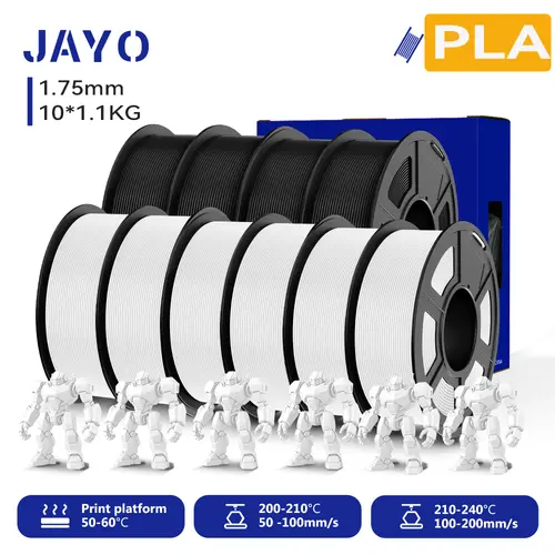 JAYO 3D Printer PLA/PLA Meta/PETG/PLA PLUS/PLA Matte Filament 1.75mm 9/10 Rolls 3D Printing Materials for 3D Printer&3D Pen - Image 45