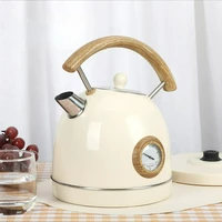 1.8L Milky White Retro Household Anti-ironing Electric Kettle 304 Stainless Steel Automatic Power Off Large Capacity Kettle 2