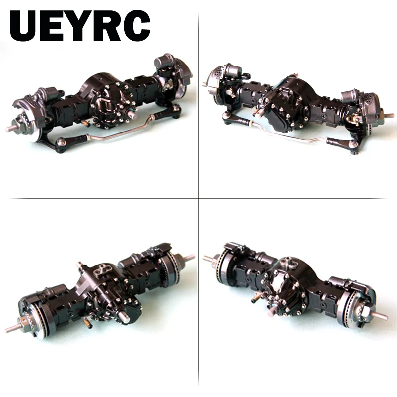 

1:14th Scale Metal Differential Axle 8x8 6X6 Front/Through/rear Axle for Tamiya RC Dump Truck SCANIA 770S VOLVO BENZ MAN TGX Car