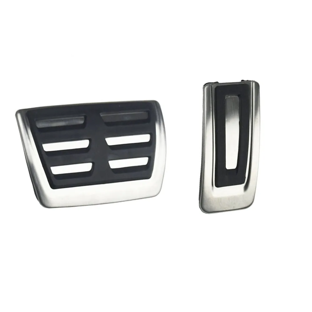 Stainless Steel Pedals Gas Accelerator Foot Rest Throttle Brake Pedal For Audi Q2 SQ2 TT S1 A1 Q3 TTS RS3 A3 car accessories car pedals