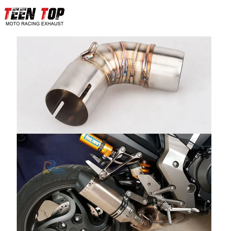 51mm Scarico Moto For Honda CBR1000 Exhaust 2009-2017 Year Exhaust Tip Stainless Steel Motorcycle Exhaust Muffler CBR1000 Elbow - Image 2