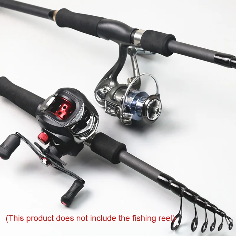 Telescopic Fishing Rod Fishing Pole Telescopic Reel Combo, 2PCS