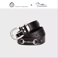 Cavassion English Equestrian Belt Men Women Horse Riding Stirrup Strap Genuine Leather Top Layer Cowhide Stainless Steel Buckle 1