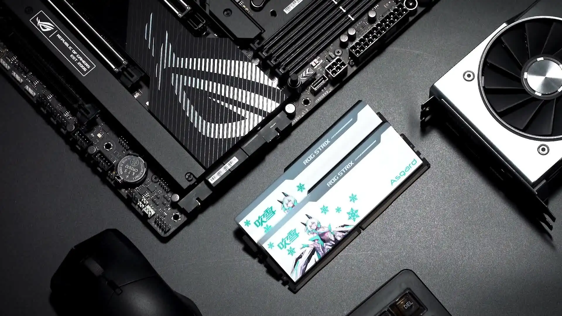Asgard rog strix ddr5 6800MHz 32GB 吹雪 DDR5 Asgard ROG Strix DDR5 RGB RAM Memory 32GB(16GBx2 CL34