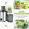Juicer centrifugal Household large caliber electric juice machine residue separation vegetable Juicer EU UK 3