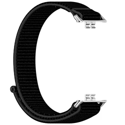 Durable Nylon Watch Band Bracelet - ROSSINI 2i (Black)