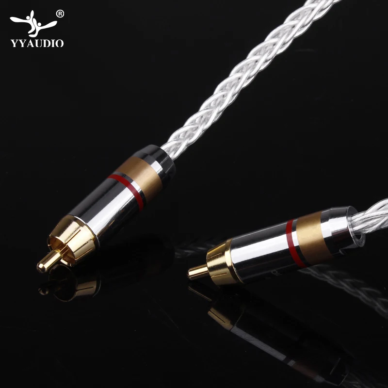 YYAUDIO 7N OCC ǹ  75OHM Hifi     Rca ̺ Hi-end RCA to RCA Male    ̺ 1m 2m