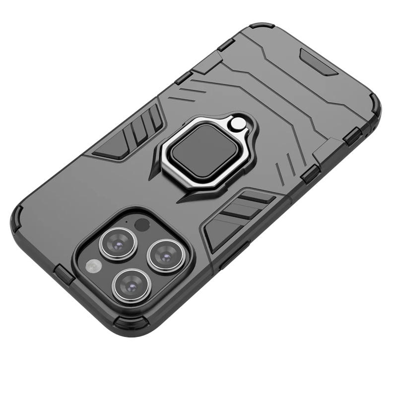 Magnetic Car Ring Shockproof Armor Phone Case Cover