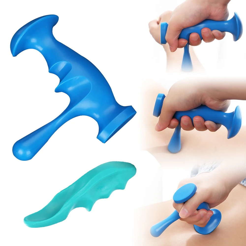 

T-shaped Massager Thumb Finger Pressure Manual Physiotherapy Tools Full Body Deep Tissue Relaxt Pain Relief Press Trigger Point