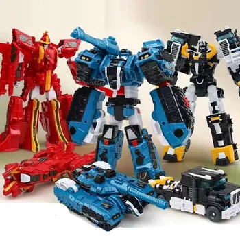 Tobot Galaxy Detectives Master V Ultimate LEON ROVER Combiner Robot Mecha Auto Aereo Action Figure ABS Trasformazione Modello Giocattoli