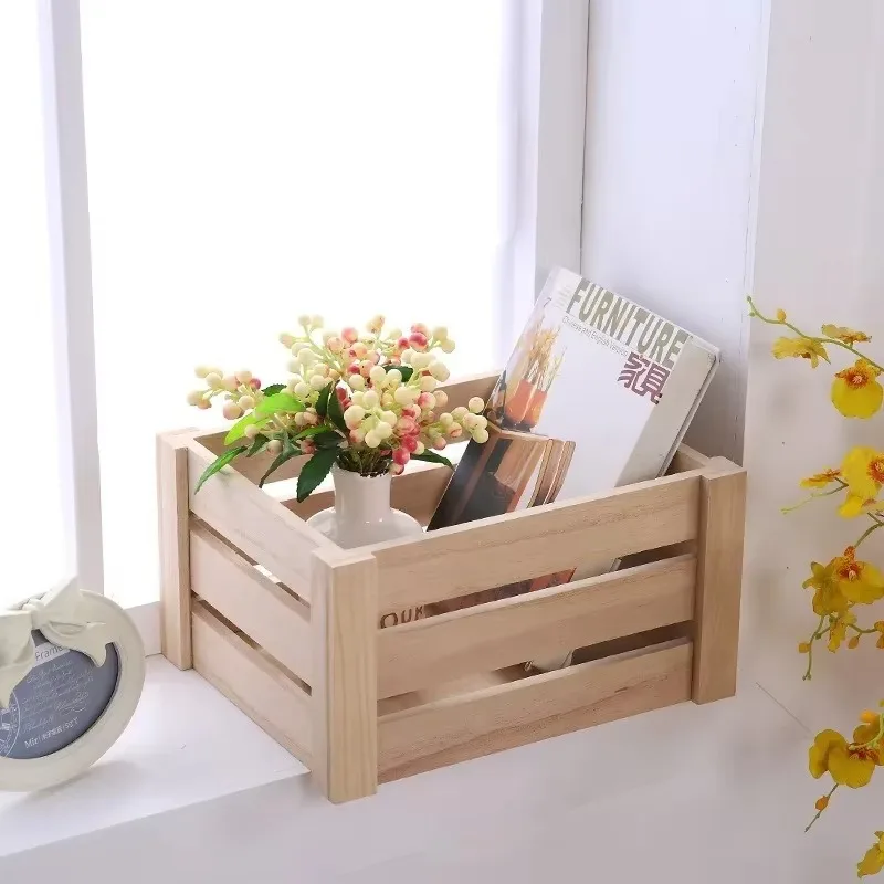 12개입 12.5x8.8x7cm 어머니의 날 공예용 작은 나무 상자, 미완성 나무 상자 바구니, 전시용, 가정용, 욕실용, 예술용, 우유용
