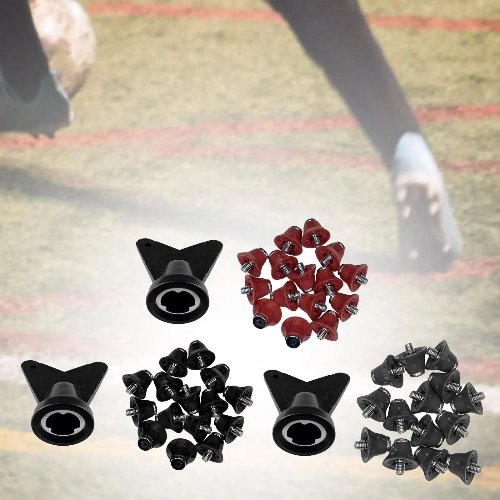 12x Football Boot Studs Turf Comfortable 13mm Thread Screw 5mm Dia Soccer Shoe Spikes for Athletic Sneakers Competition Training