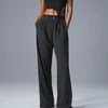 AI Yoga Suit Up Trouser (Regular) Fashionable Loose Straight Leg Suit Pants Elastic Belt Comfortable Lightweight Pants 3