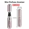 Perfume Dispenser Bottle 5ml Rotating Perfume Dispenser Bottle Visualization Design Compact Fashion Portable Spray Bottle 4