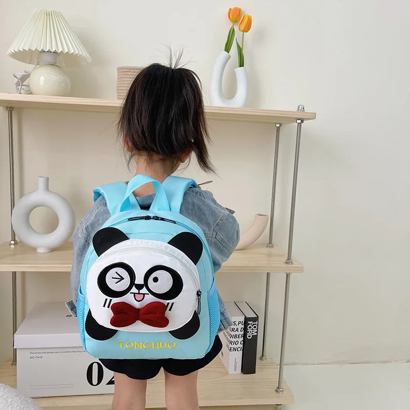 Cartoon Children Panda Rabbit Backpacks 2022 New Cute Girls Boys Large Backpack In Kindergarten Kids Animal School Bags Popular