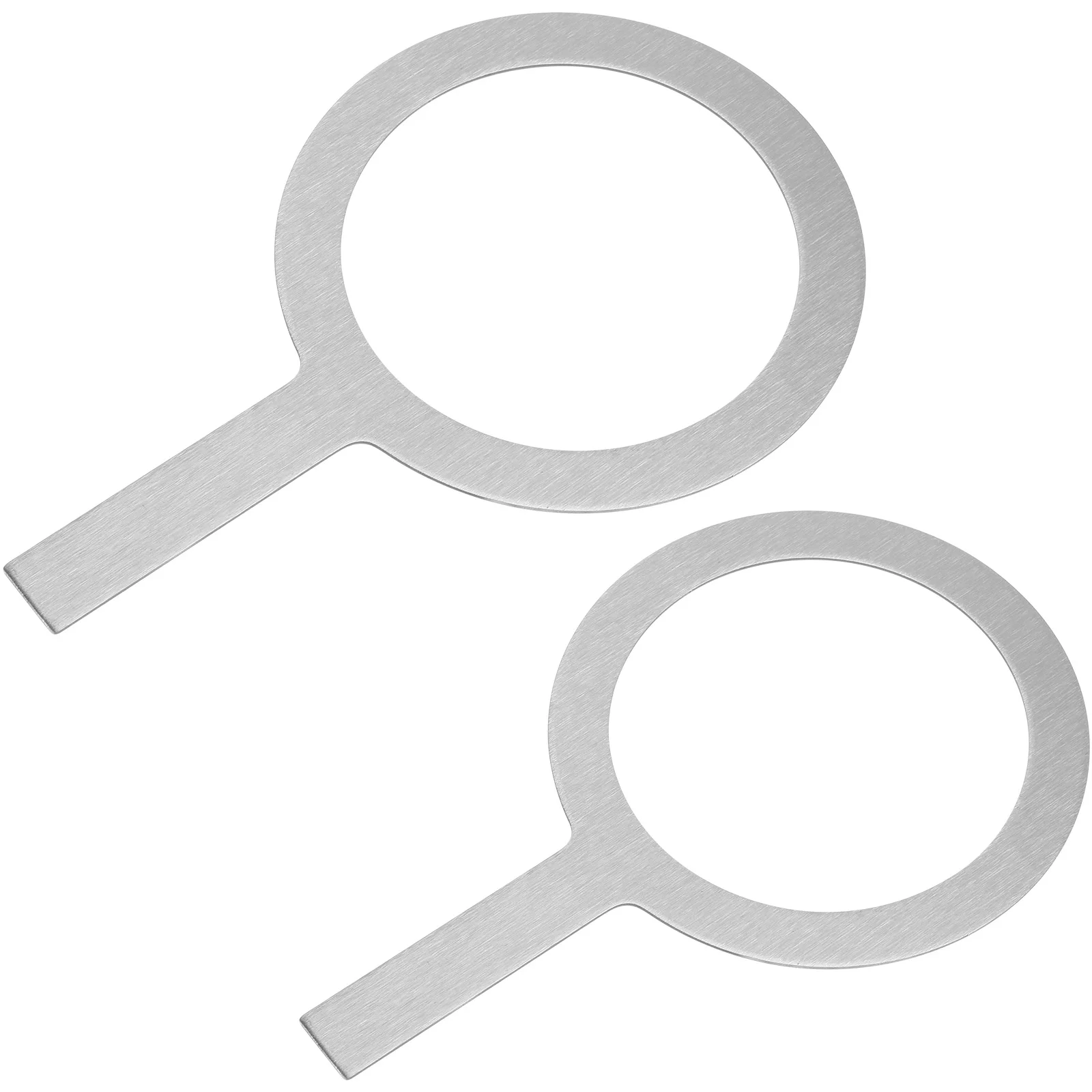 

2 Pcs Milk Tea Baking Rings Scald-proof Cup Rims Creative Waterbottle Stylish Circle Multipurpose