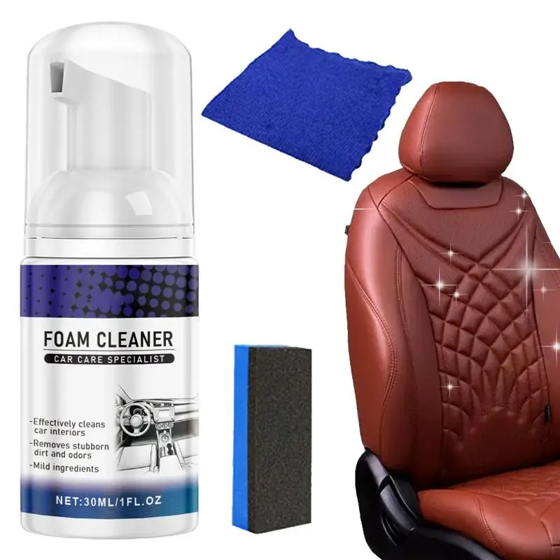

Cleaning Foam Spray For Car Multi-purpose Foam Cleaner Cleaning Agent Automoive Leather Rubber Foam Cleaner Stain Remover