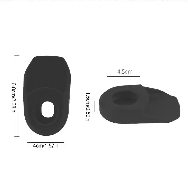 Bike Crank Protector 2-pieces Silicone Crankset Sleeve Anti-wear Pedal Arm Riding Protection For Women Men Cyclists Cycling