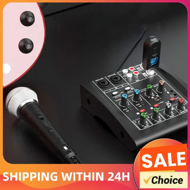Système de microphone sans fil, microphones rechargeables, adaptateur micro sans fil pour microphone dynamique 1