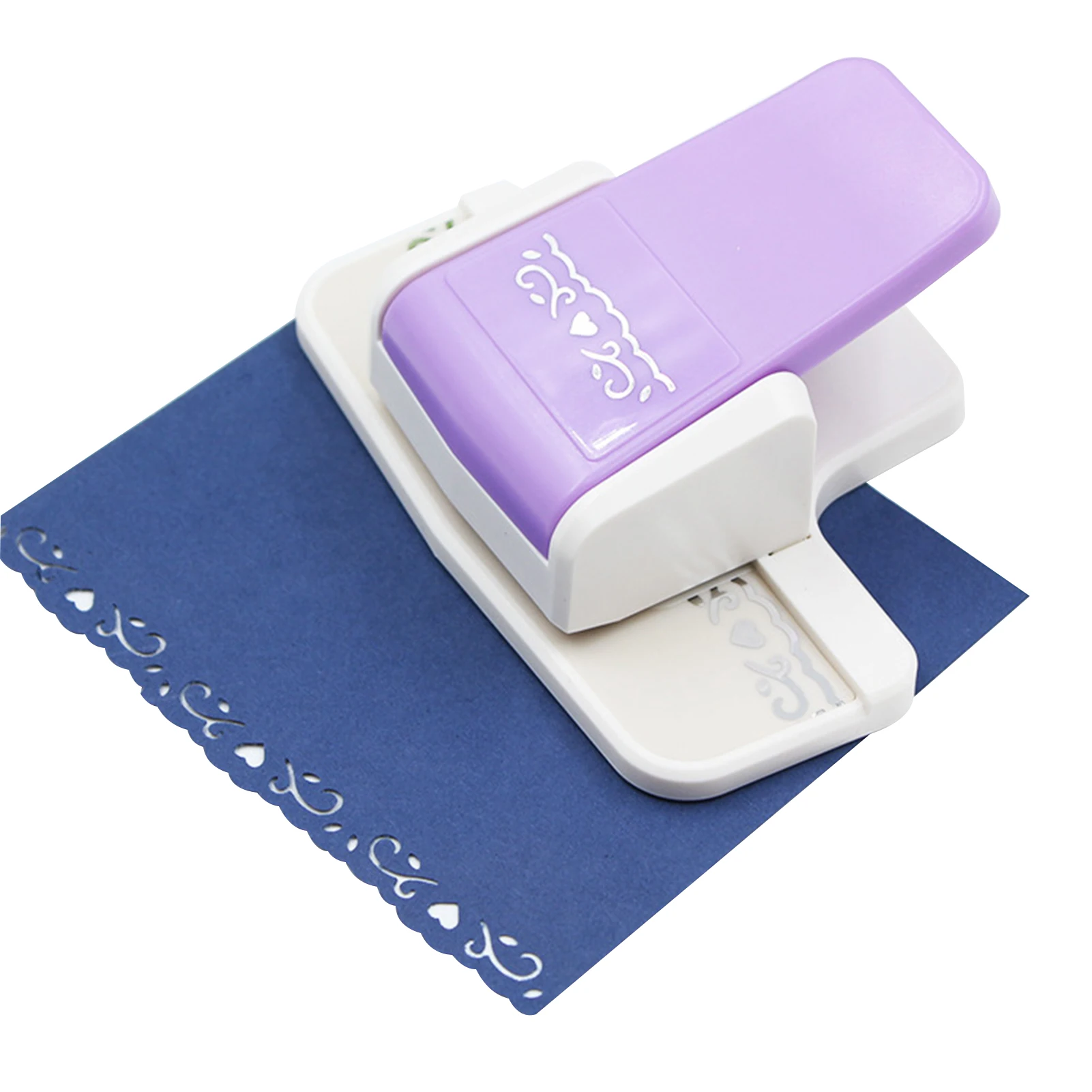 Edger Border Craft Punch Diamond Flowers Puncher flourish Squares for Gift DIY Projects Paper Crafts Card Making Scrapbooking