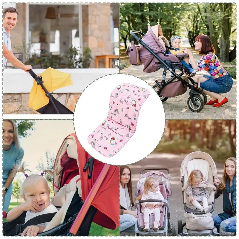 Toddler Pushchair Seat Liners Cooling Pad Pram Cushion Reversible Stroller Cooling Pad For Strollers And High Chairs