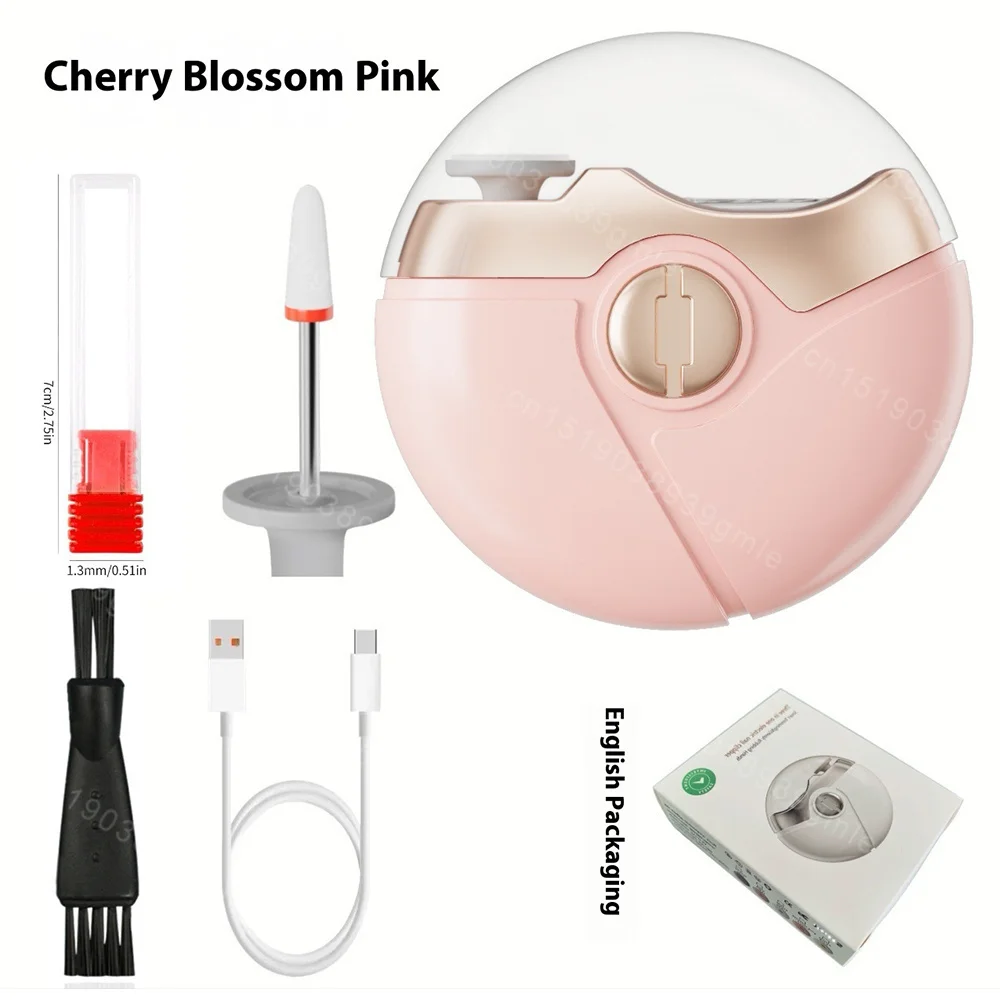 3 In 1 Electric Nail Clipper Electric Nail Clippers Automatic Anicure Trimmer Fingernail Scissor Pedicure Polishing Nails Cutter
