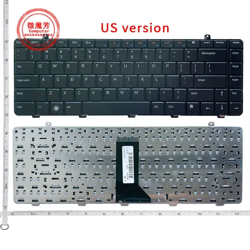 Clavier de remplacement pour ordinateur portable, en anglais, noir et US, pour DELL Inspiron 1464 1464D 1464R P09G