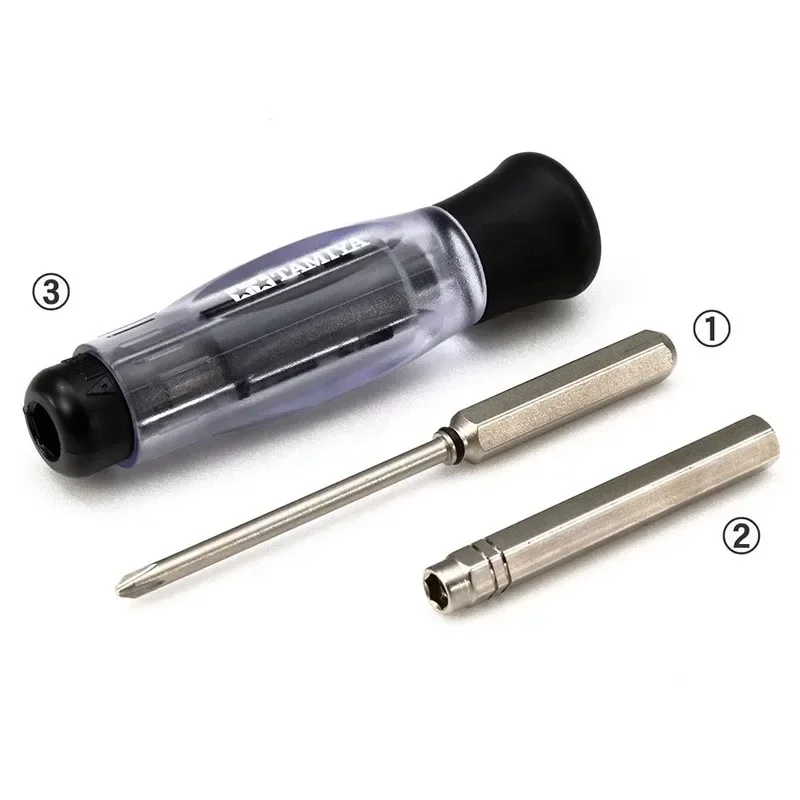 Mini 4WD Cross Screw Nut Driver Set Tamiya 74131 PRO Assembly Model Building Tools for Model Hobby Tools DIY