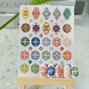 1 piece Bohemian Tile Style 3d Nail Art Sticker Nail deco Slider 4